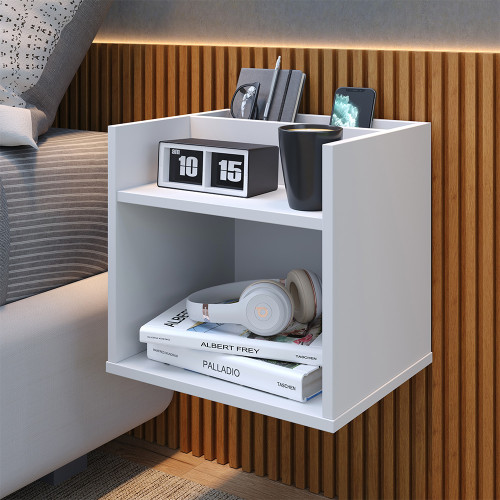 Mesa de cabeceira Madri - Branco