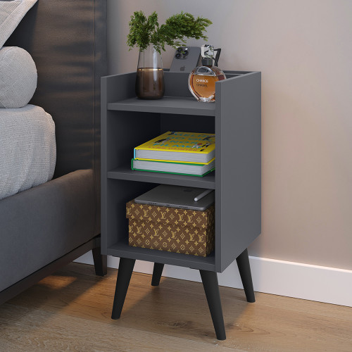 Mesa de Cabeceira MAX - Cinza