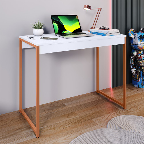 Mesa Mega - Branco/Rose