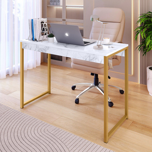 Mesa Mega - Marmore / Dourado