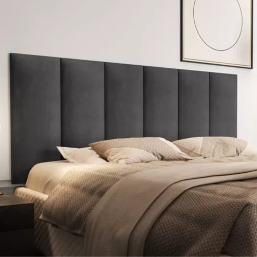 Cabeceira Julia 1,60 - Suede Cinza