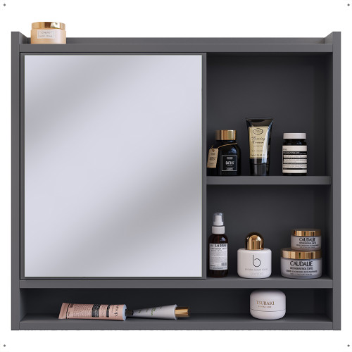 Espelheira Aqua - Cinza