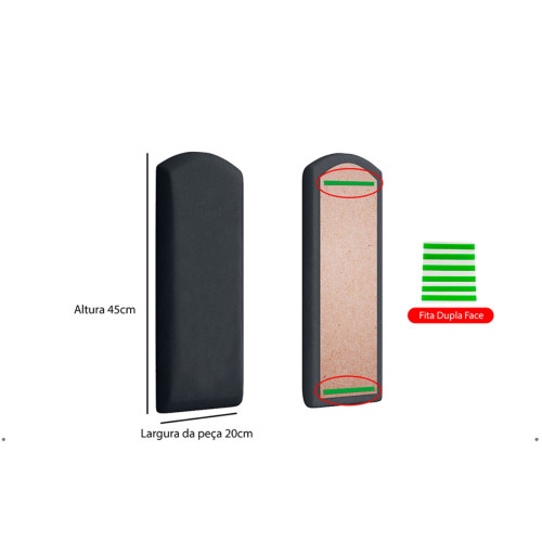 Modulo Avulso NUVEM 45x20 - Cinza