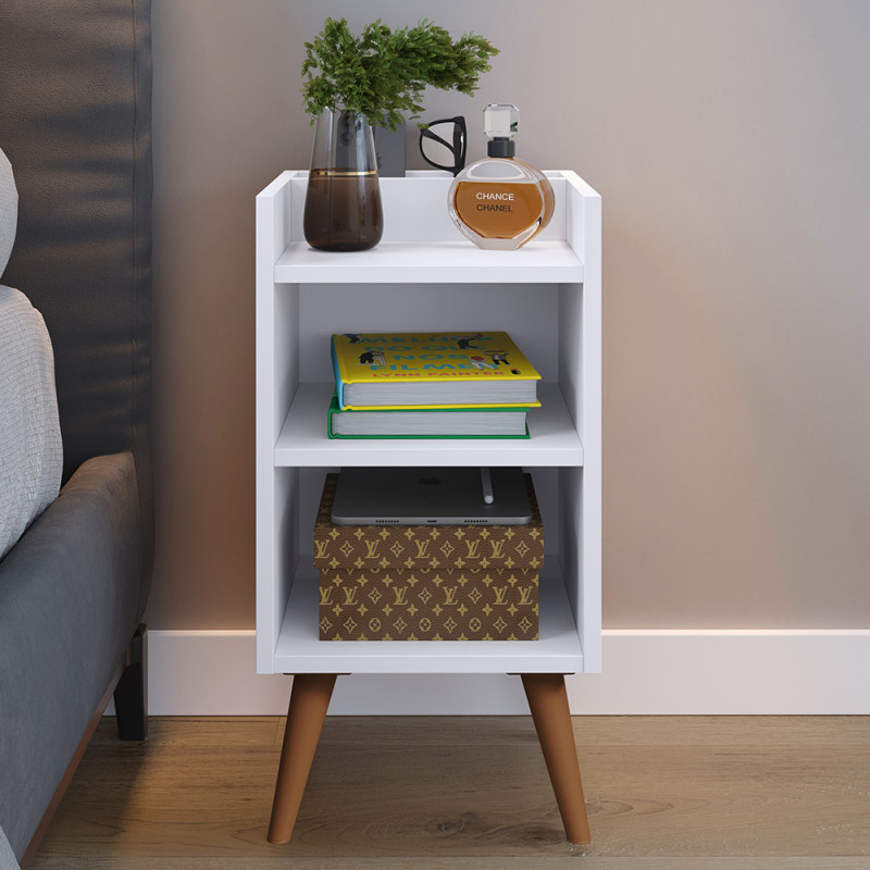 MESA DE CABECEIRA MAX BRANCO