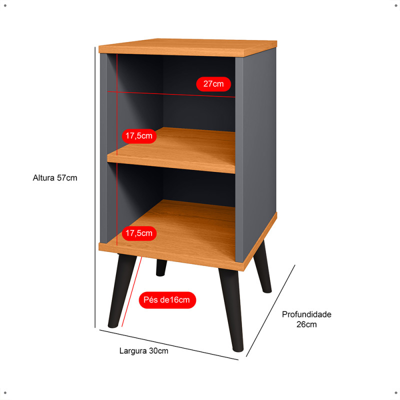 Mesa de cabeceira charme ambiente
