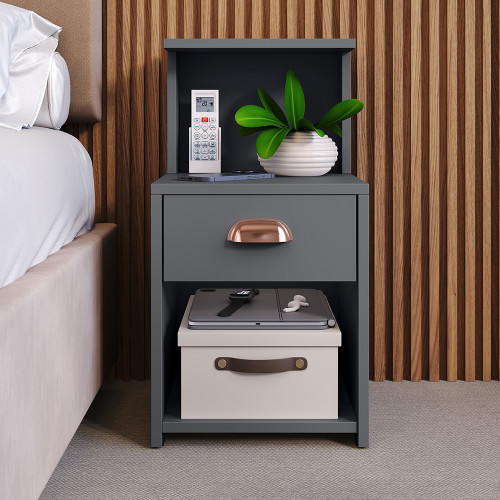 Mesa de cabeceira CLEO - CINZA