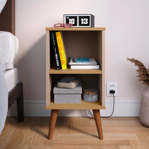 Mesa de cabeceira Charme - Fendi / Hanover  ( Unitário )