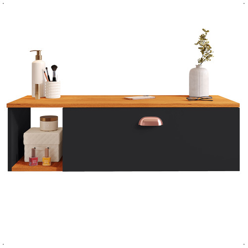 PENTEADEIRA MARGOT - PRETO/CINAMOMO