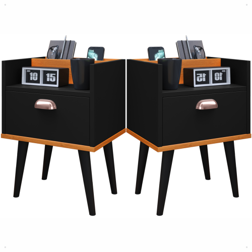 Kit 2 Mesa de cabeceira Milena