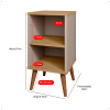 Mesa de cabeceira Charme - Fendi / Hanover  ( Unitário )